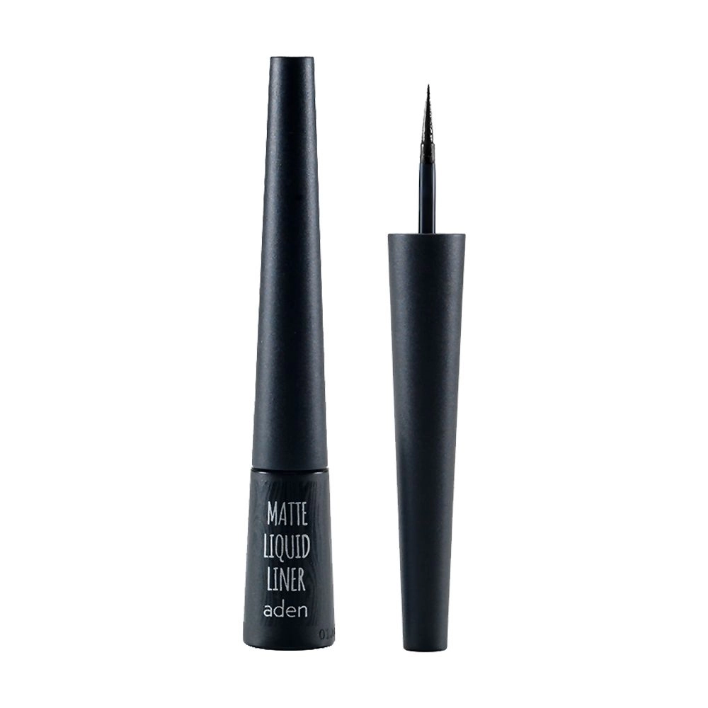 Aden Подводка для глаз матовая Matte Liquid Liner Black 2.5 мл - фото N1