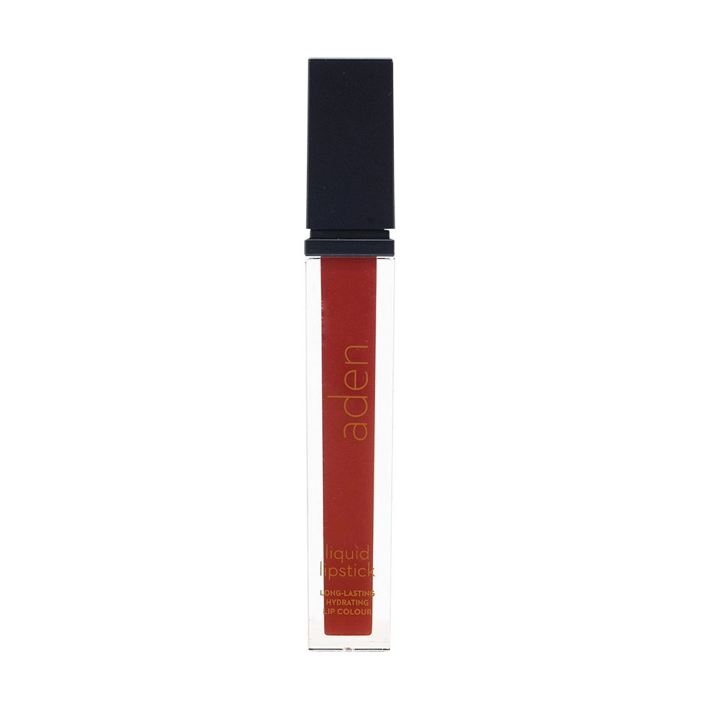 Aden Матовая жидкая помада для губ Liquid Lipstick 18 Ottawa Garnet, 7 мл - фото N1