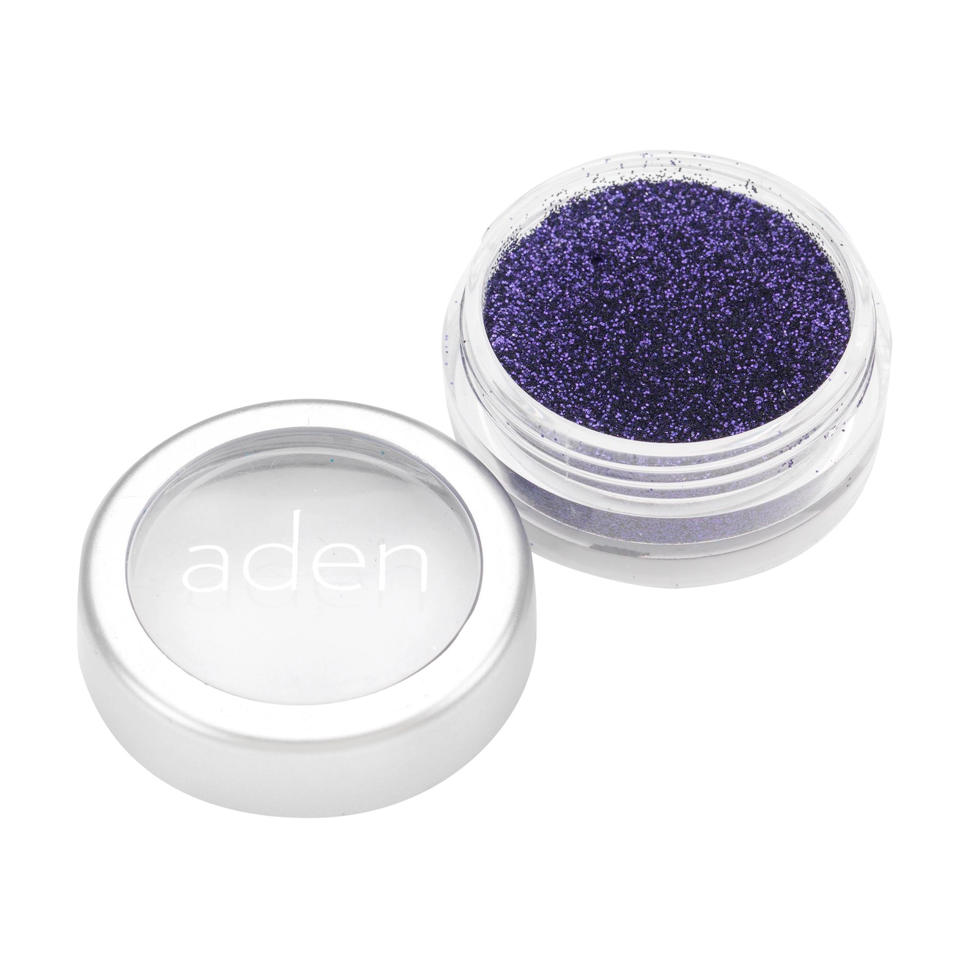 Aden Рассыпчатый глиттер для лица Glitter Powder 18 Misty Blue, 5 г - фото N1