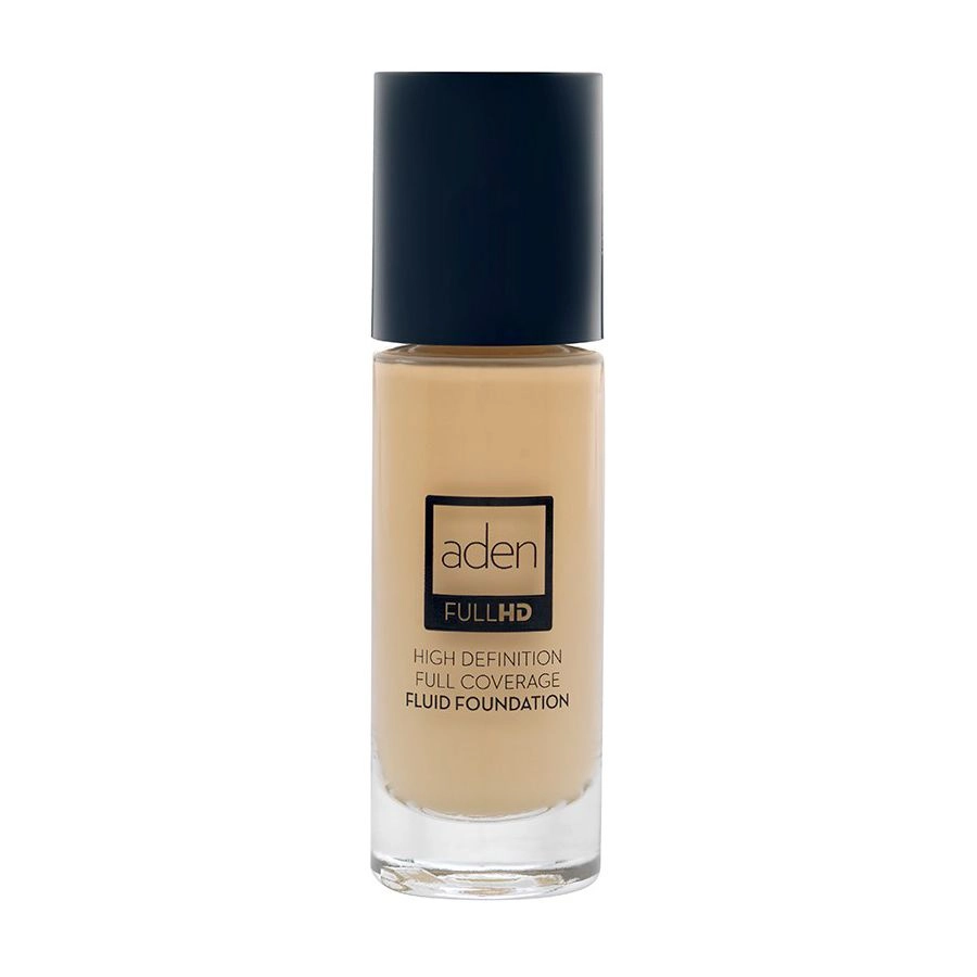 Aden Тональний крем Full HD Fluid Foundation 03 Beige, 20 мл - фото N1