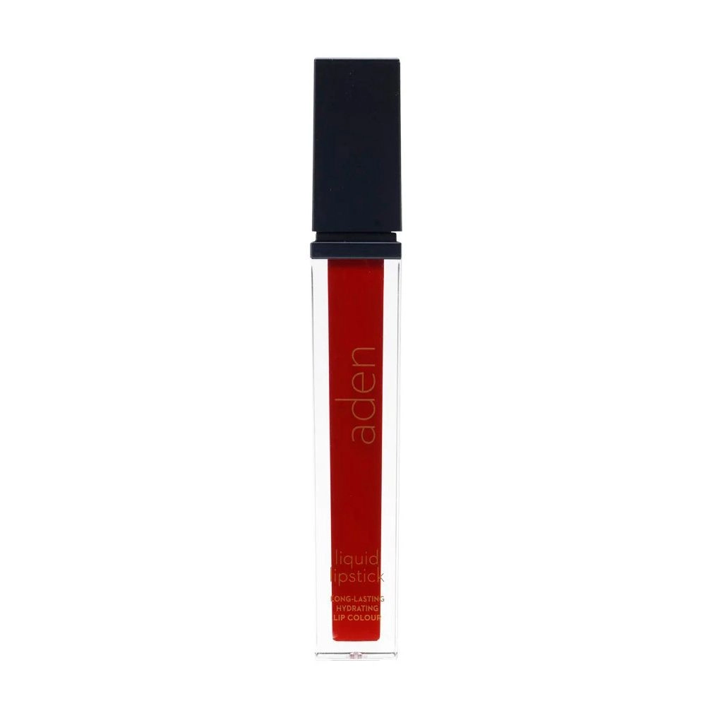 Aden Матовая жидкая помада для губ Liquid Lipstick 14 Cranberry, 7 мл - фото N1