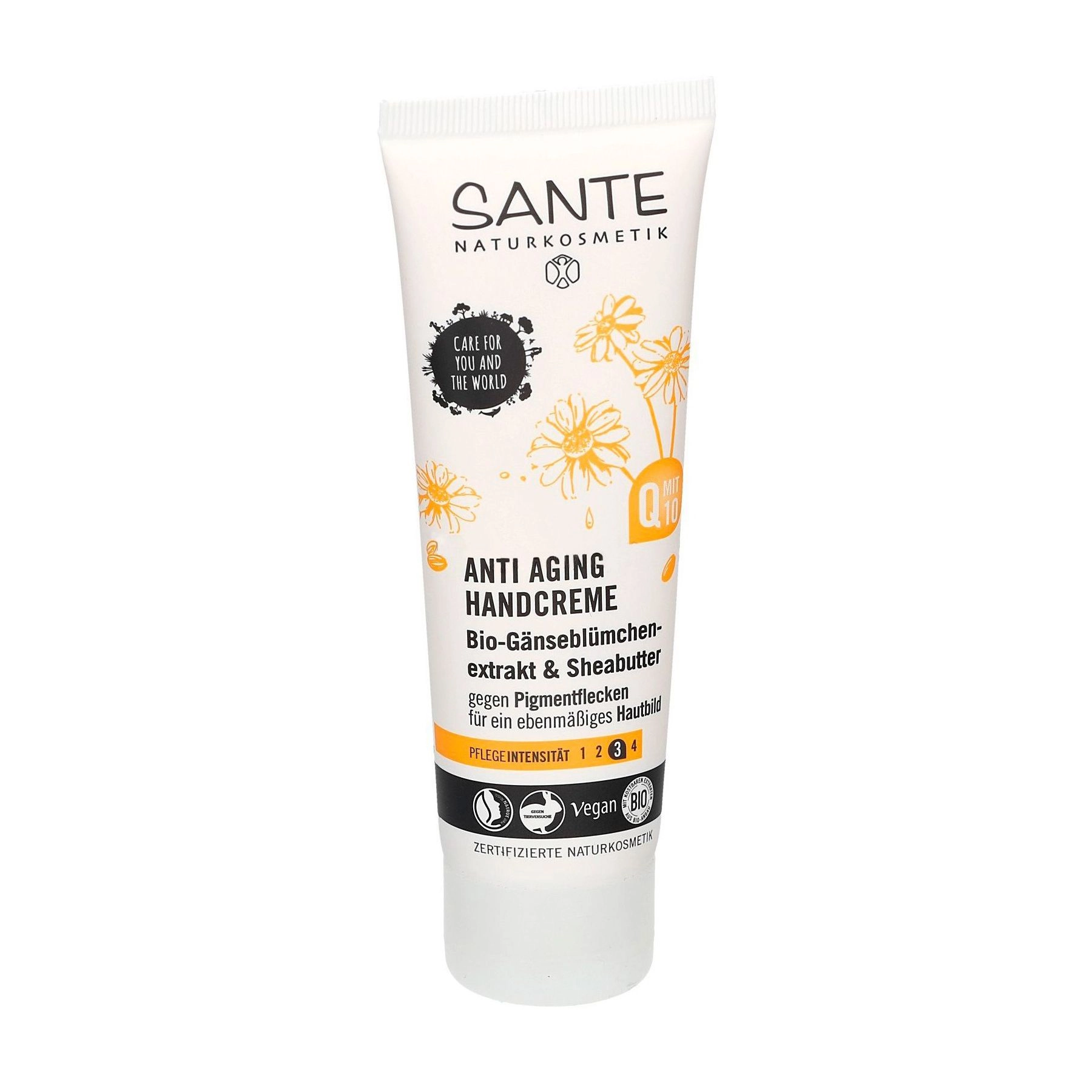 Sante Біо-крем для рук Anti Aging Handcreme Маргаритка та ши, 75 мл - фото N1