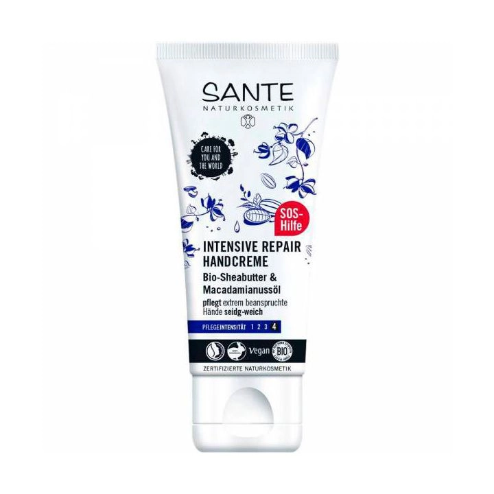 Sante Біо-крем для рук Intensive Repair Handcreme для сухої шкіри, Виноград та ши, 75 мл - фото N1