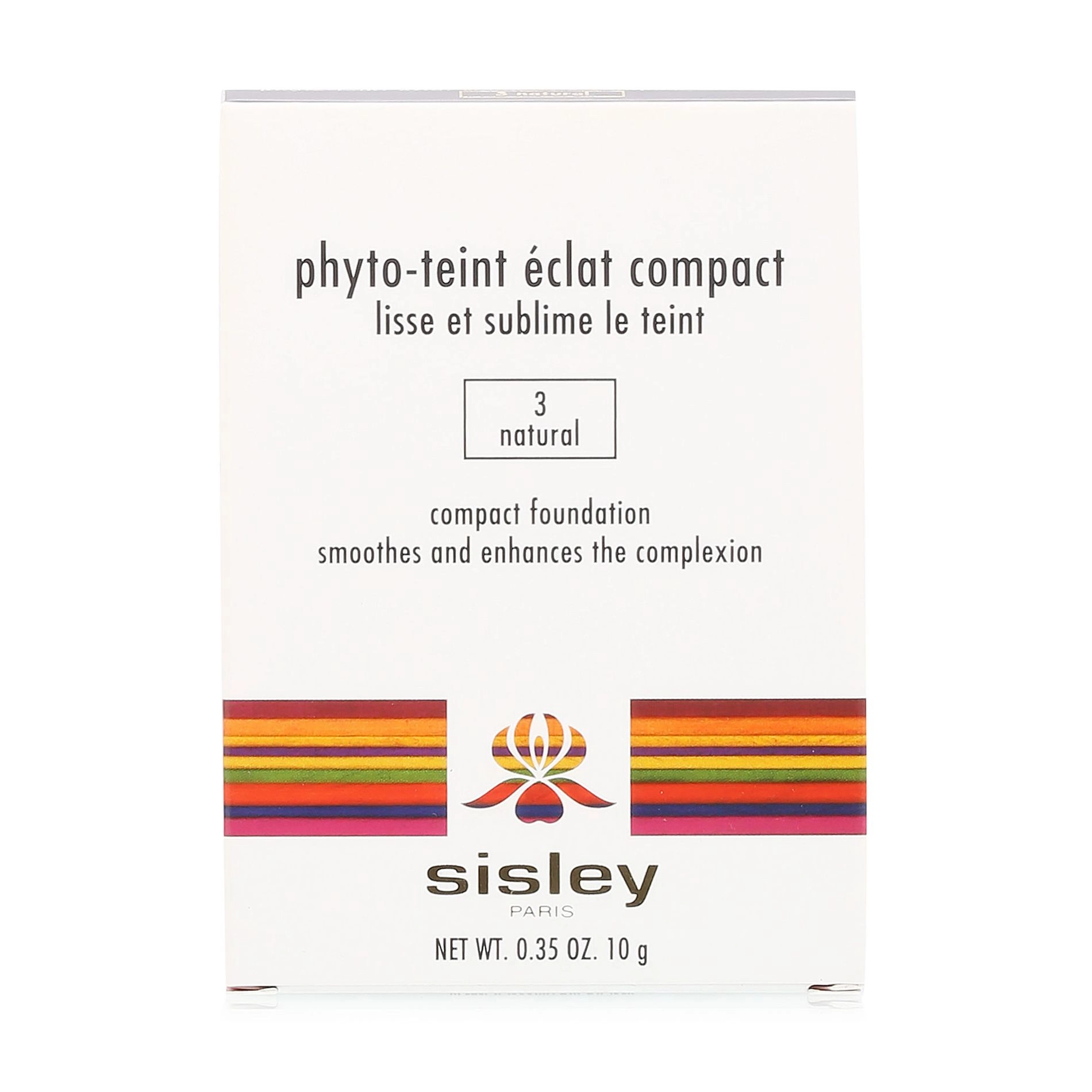 Sisley Стойкая компактная тональная пудра Phyto-Teint Eclat Compact 3 Naturel, 10 г - фото N2