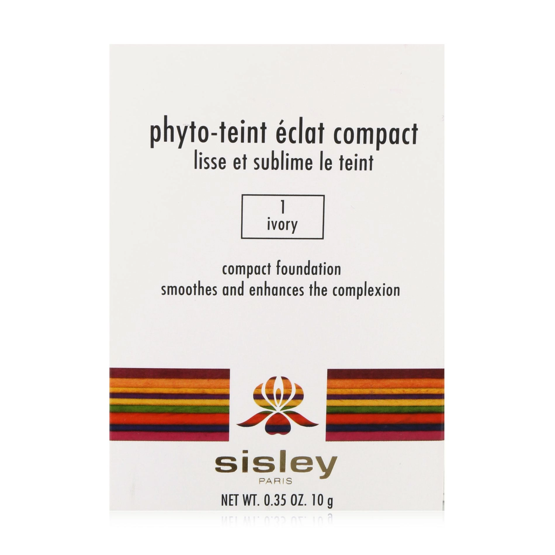 Sisley Стойкая компактная тональная пудра Phyto-Teint Eclat Compact 1 Ivory, 10 г - фото N2