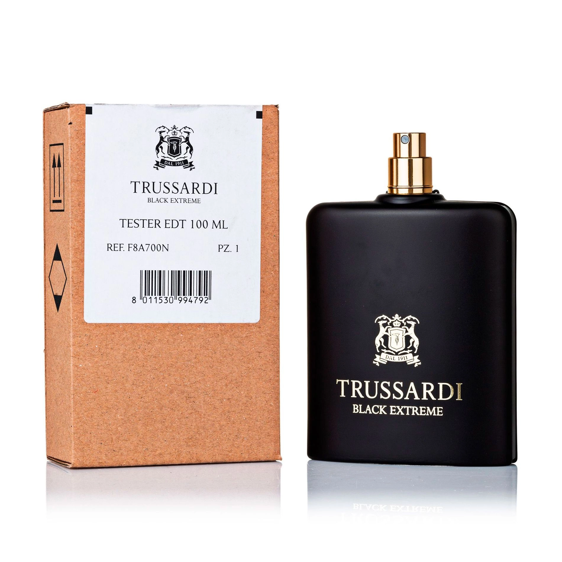 Trussardi Black Extreme Туалетна вода чоловіча, 100 мл (ТЕСТЕР без кришки) - фото N1