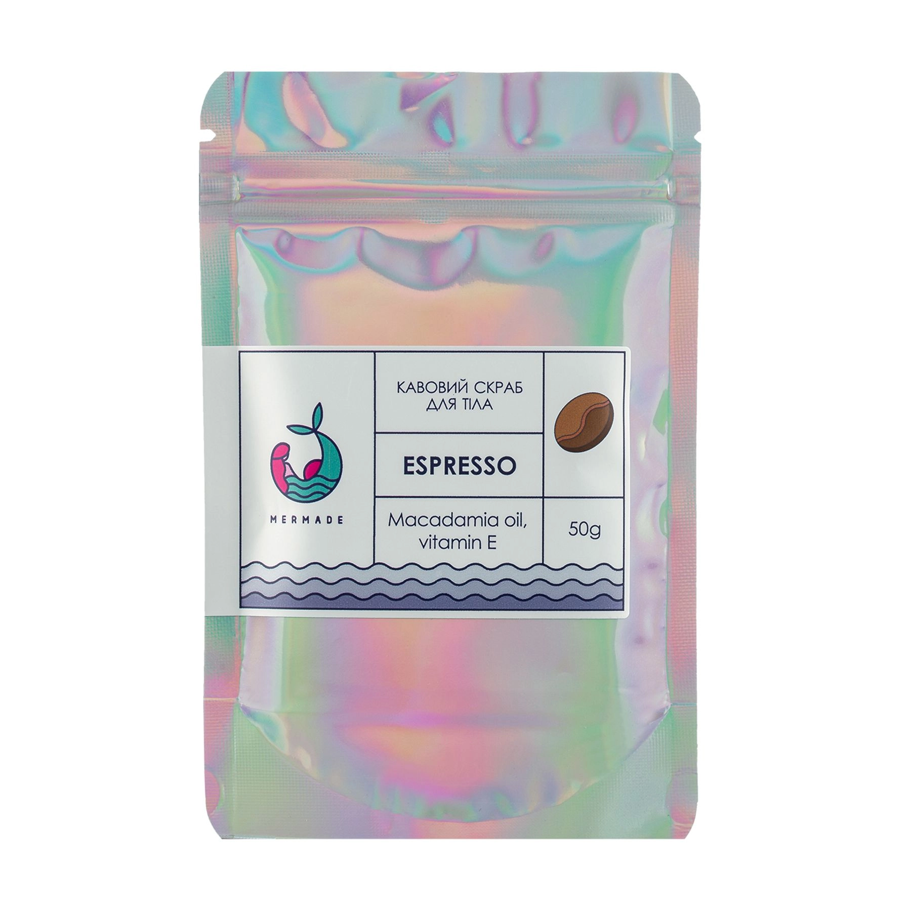 Mermade Кофейный скраб для тела Espresso с миндальным маслом и витамином E - фото N1