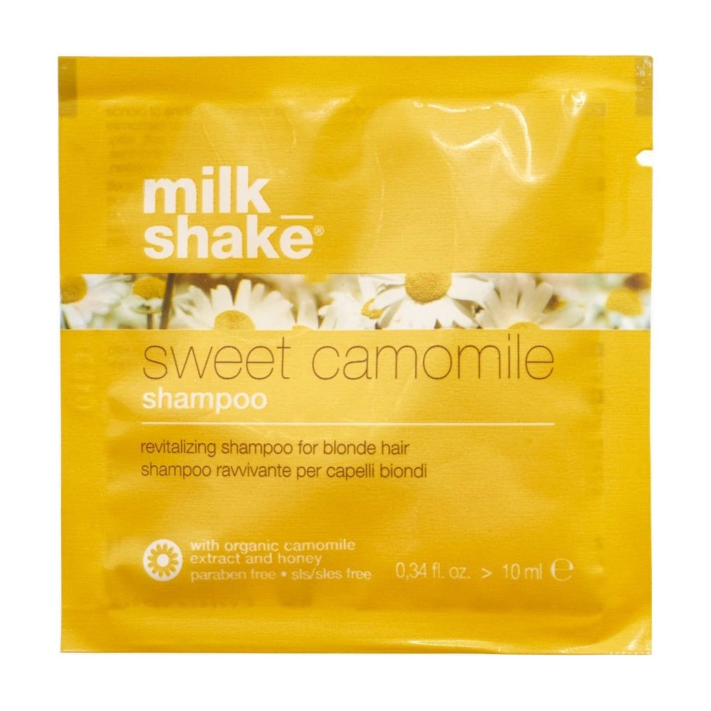 Milk Shake Безсульфатний шампунь Sweet Camomile Shampoo для тонкого та світлого волосся, з екстрактом ромашки - фото N1