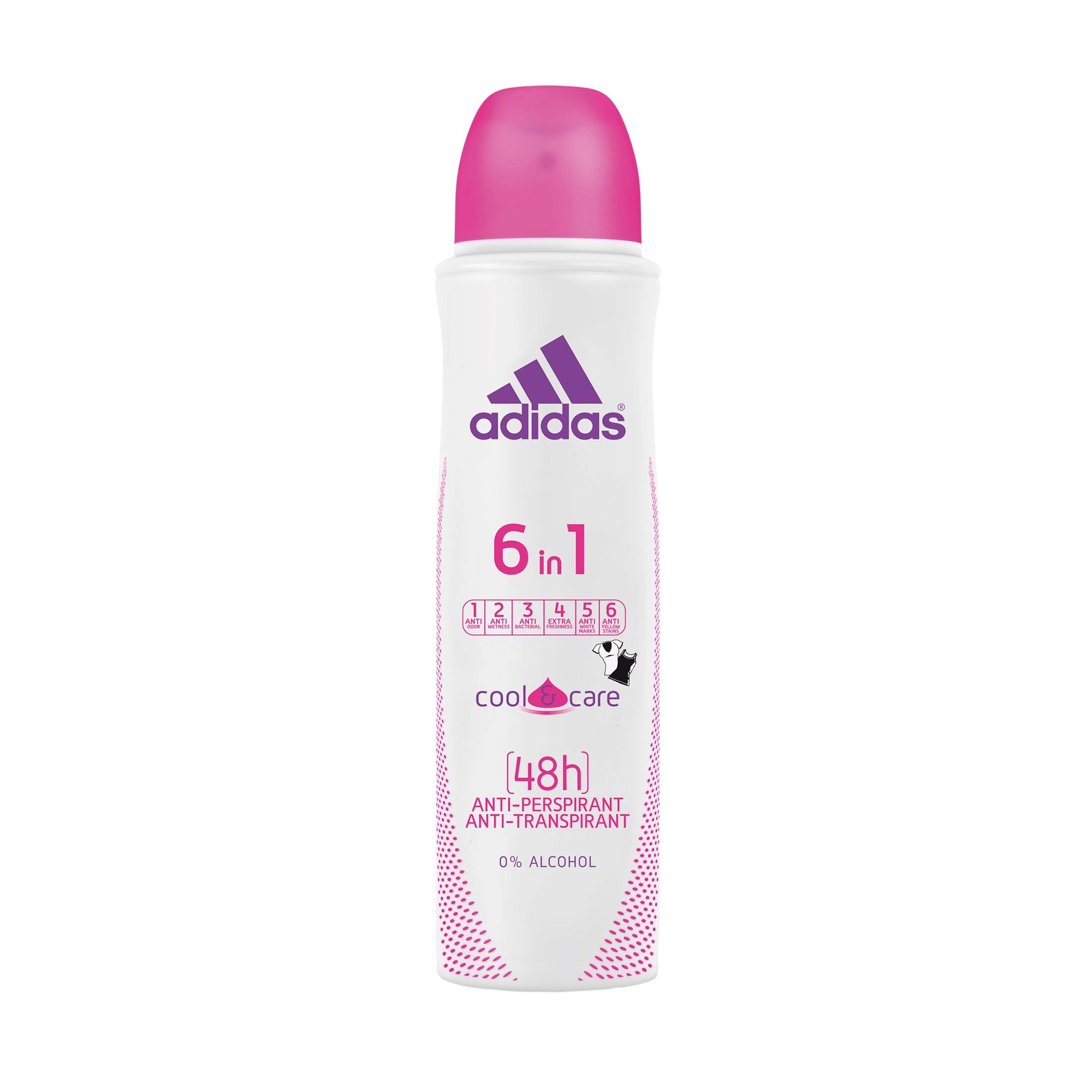 Adidas Антиперспірант-спрей жіночий 6 in 1 Cool & Care 48H, 150 мл - фото N1