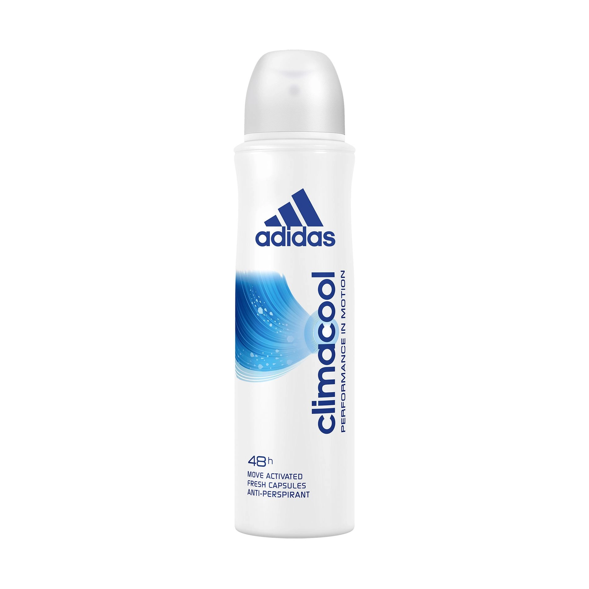 Adidas Антіперспірант-спрей жіночий Climacool Performance in Motion 48H, 150 мл - фото N1