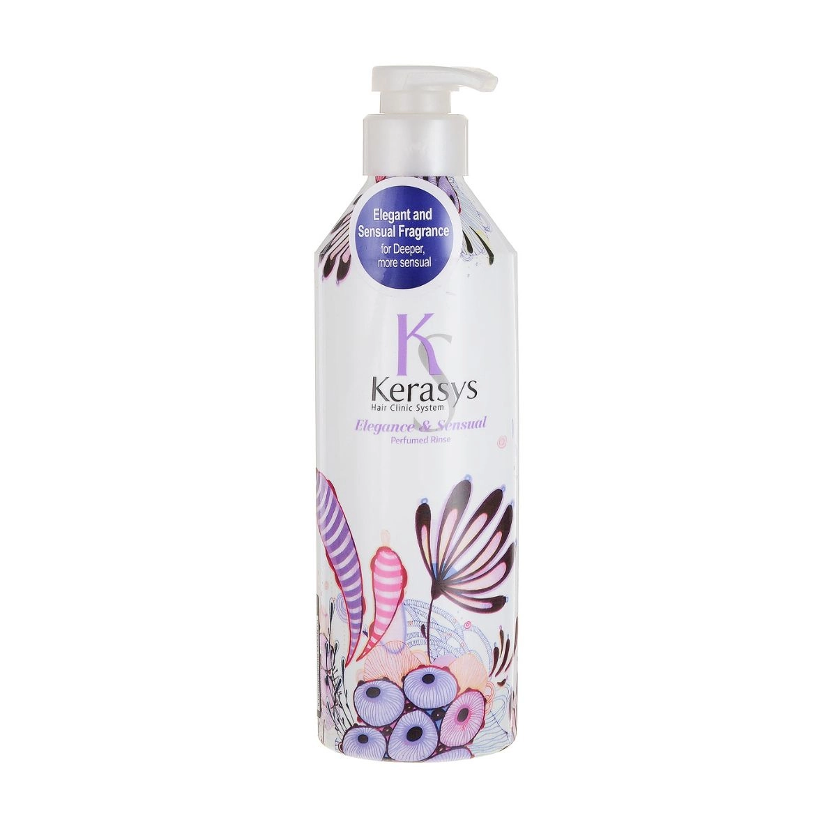 KeraSys Кондиціонер Elegance & Sensual Perfumed Rinse для тонкого та ослабленого волосся, 600 мл - фото N1