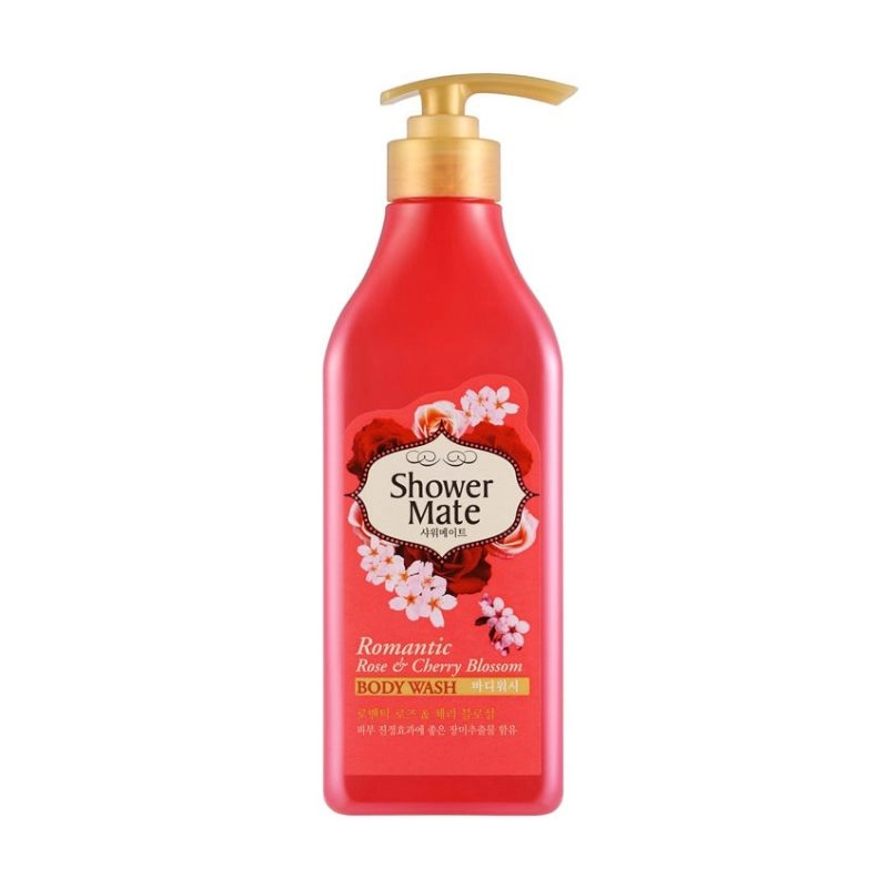 KeraSys Гель для душа Shower Mate Body Wash Romantic Rose & Cherry Blossom Роза и вишневый цвет, 550 мл - фото N1