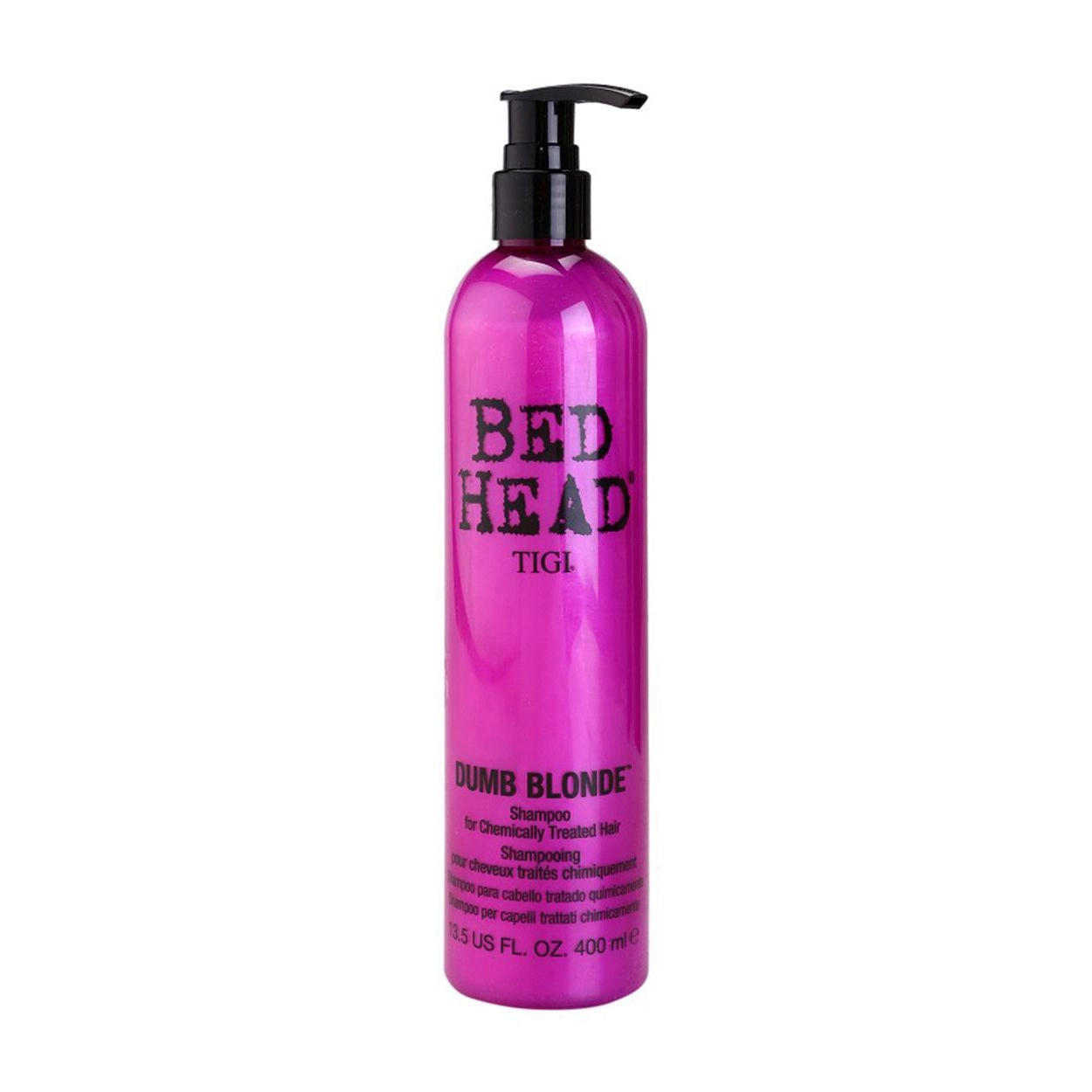 TIGI Шампунь Bed Head Dumb Blonde Shampoo для осветленных и химически поврежденных волос - фото N1