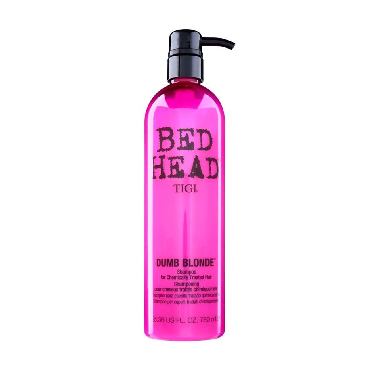 TIGI Шампунь Bed Head Dumb Blonde Shampoo для освітленого та хімічно пошкодженого волосся, 750 мл - фото N1