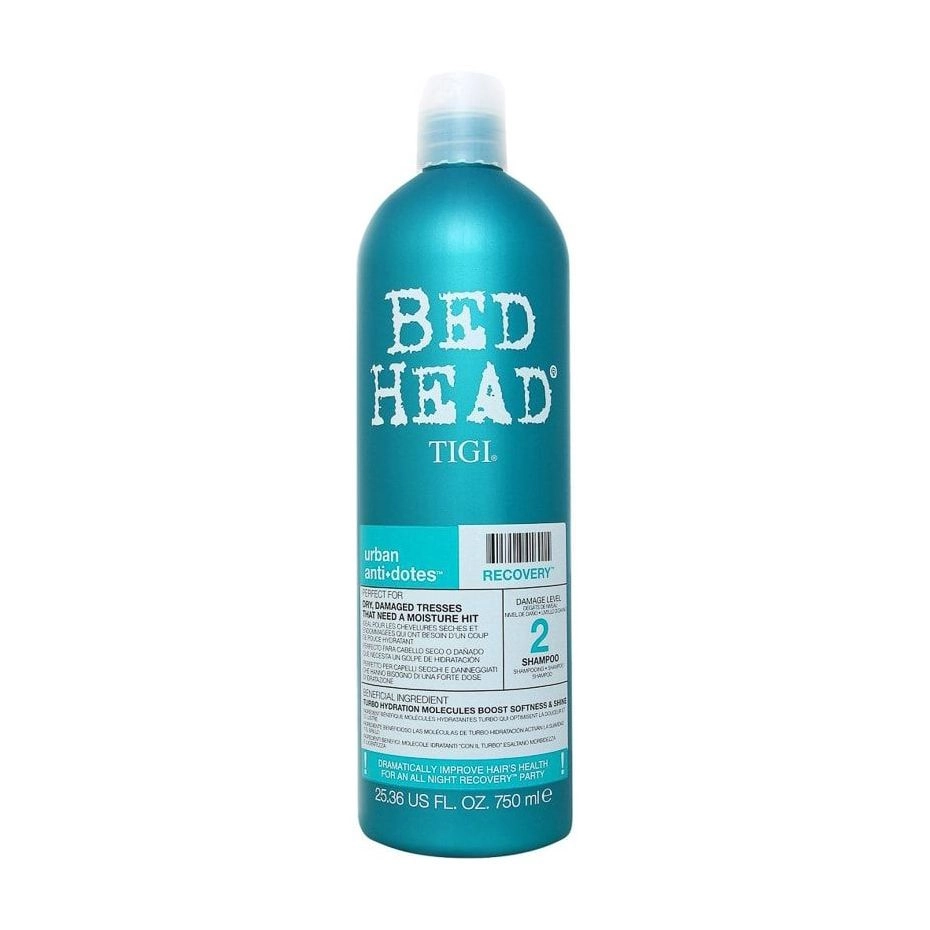 TIGI Зволожувальний шампунь Bed Head Urban Anti+Dotes Recovery Shampoo для сухого та пошкодженого волосся, 750 мл - фото N1