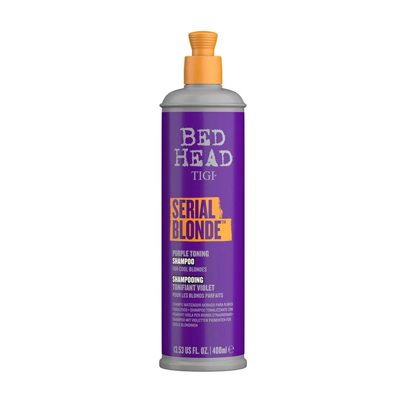 TIGI Фиолетовый тонирующий шампунь Bed Head Serial Blonde Purple Toning Shampoo для блондированных волос, 400 мл - фото N1