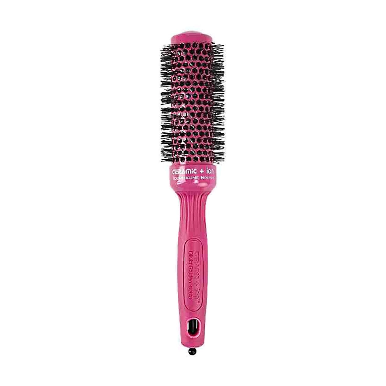 Olivia Garden Браш для волос Ceramic + Ion Thermal Brush Pink CI-35, диаметр 35 мм - фото N1