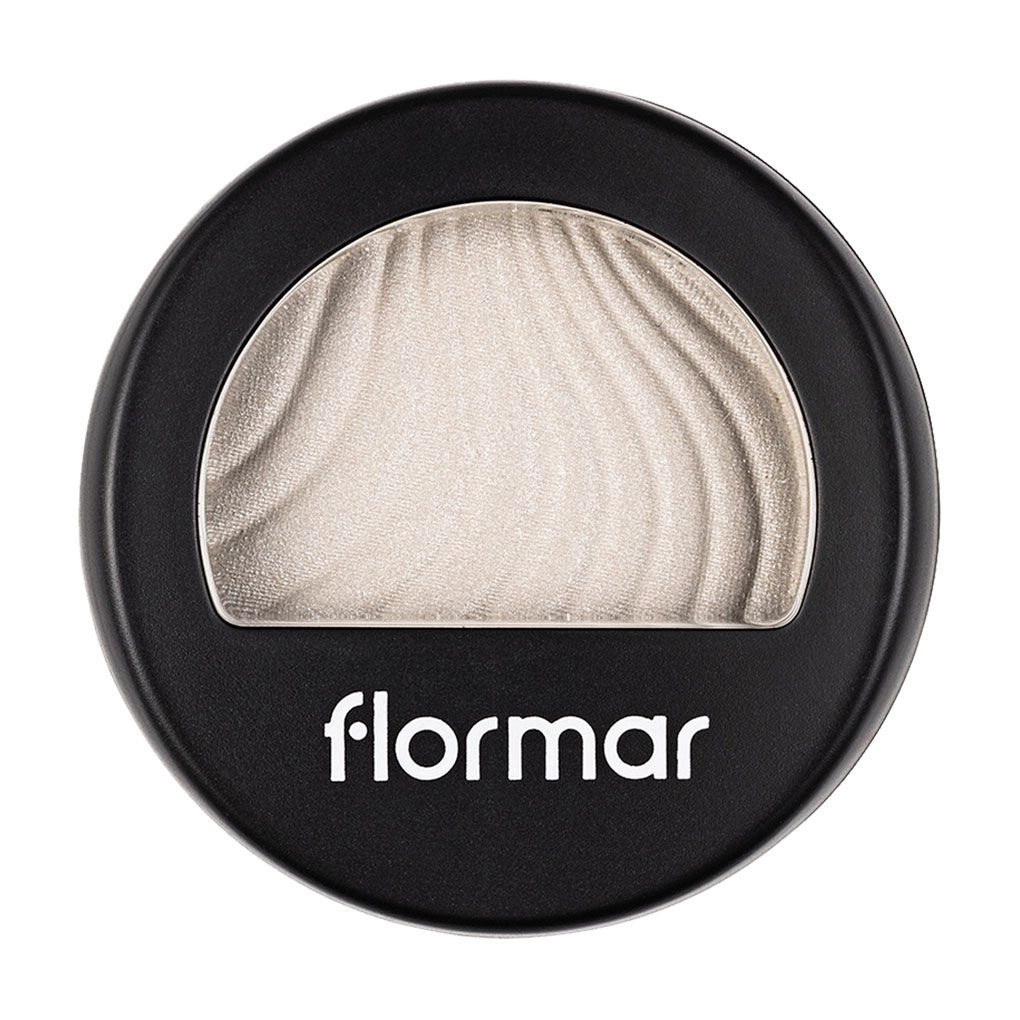 Flormar Тени для век Mono Eyeshadow 001 Pearly White, 4 г - фото N1