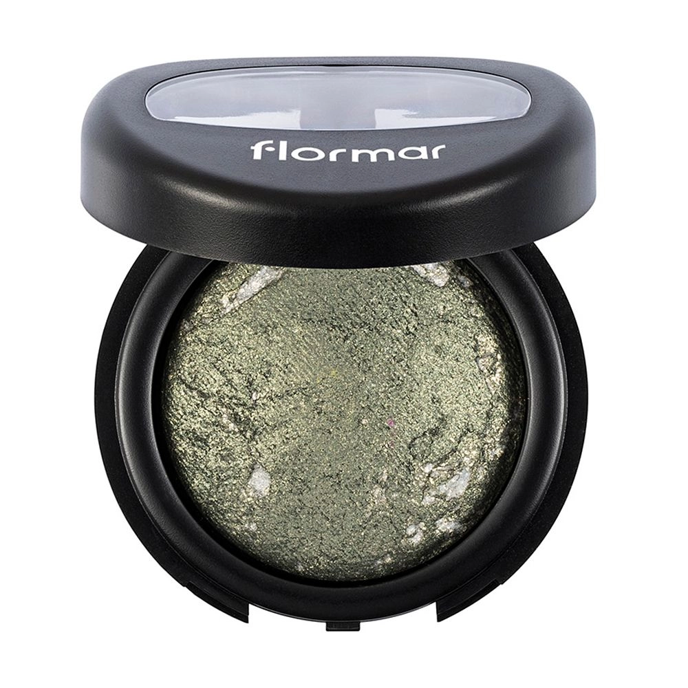 Flormar Запечені тіні для повік Diamonds Baked Eye Shadow D07 Olive Glam, 5 г - фото N2