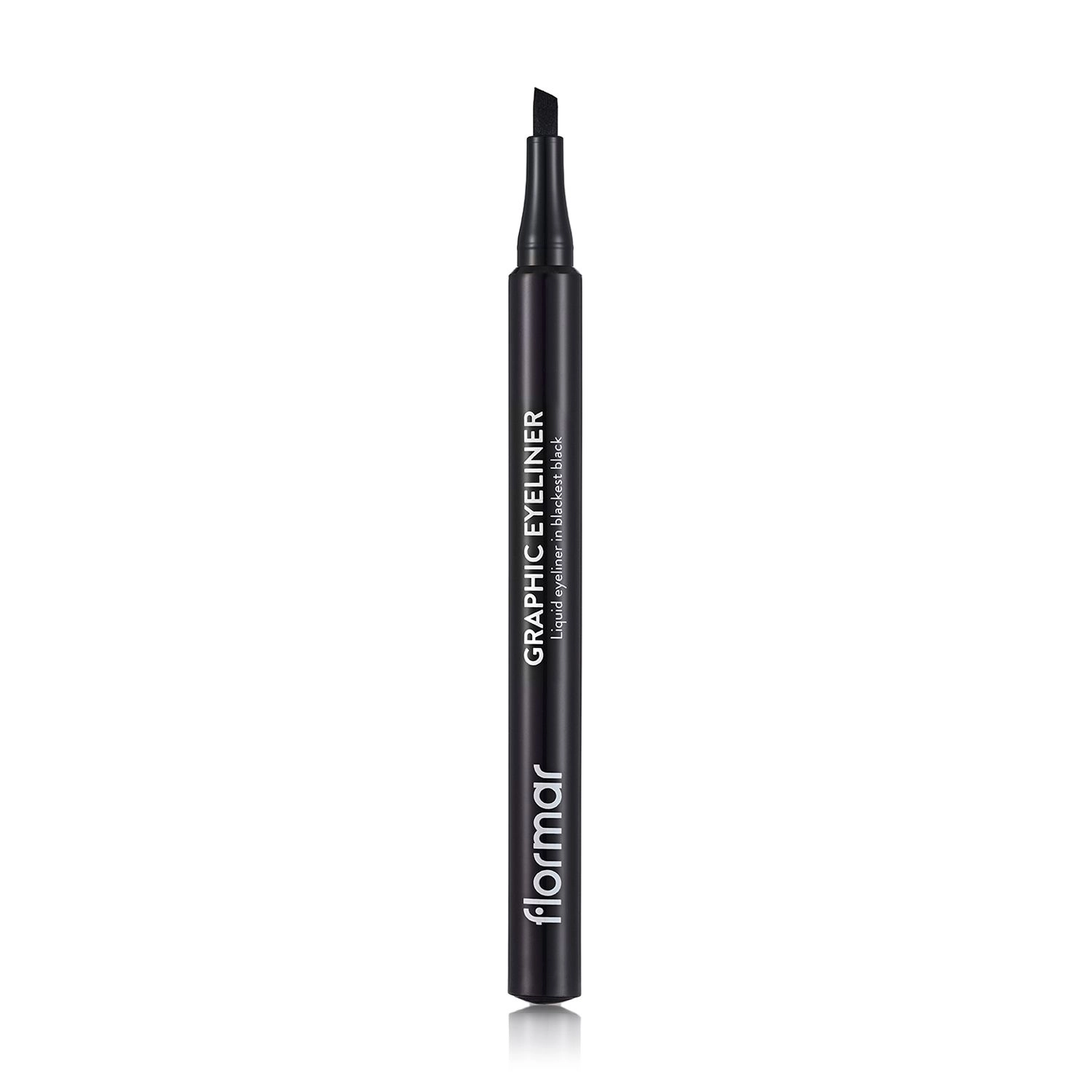 Flormar Подводка-фломастер для глаз Graphic Eyeliner Black, 1 мл - фото N1