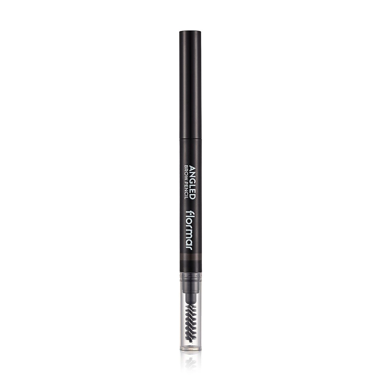 Flormar Автоматичний олівець для брів з щіточкою Angled Brow Pencil Dark Brown, 0.28 г - фото N1