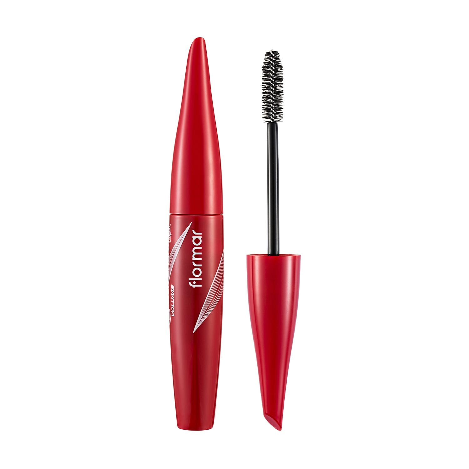 Flormar Туш для вій Spider Lash Volume Об'єм та подовження, Black, 13 мл - фото N1