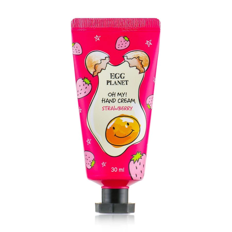 Крем для рук с ароматом клубники - Daeng Gi Meo Ri Egg Planet Strawberry Oh My! Hand Cream - фото N1