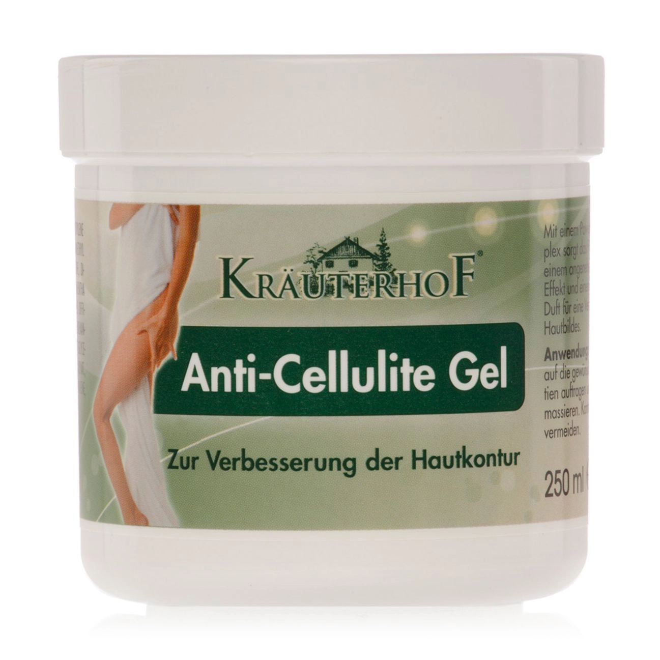 Krauterhof Гель Anti Cellulite антицеллюлитный с согревающим эффектом, 250мл - фото N1