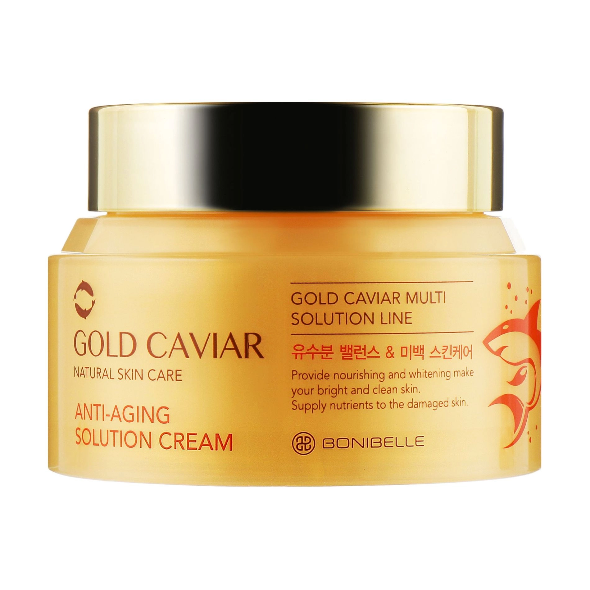 Bonibelle Крем для обличчя Gold Caviar Anti-Aging Solution Cream Ікра, 80 мл - фото N1