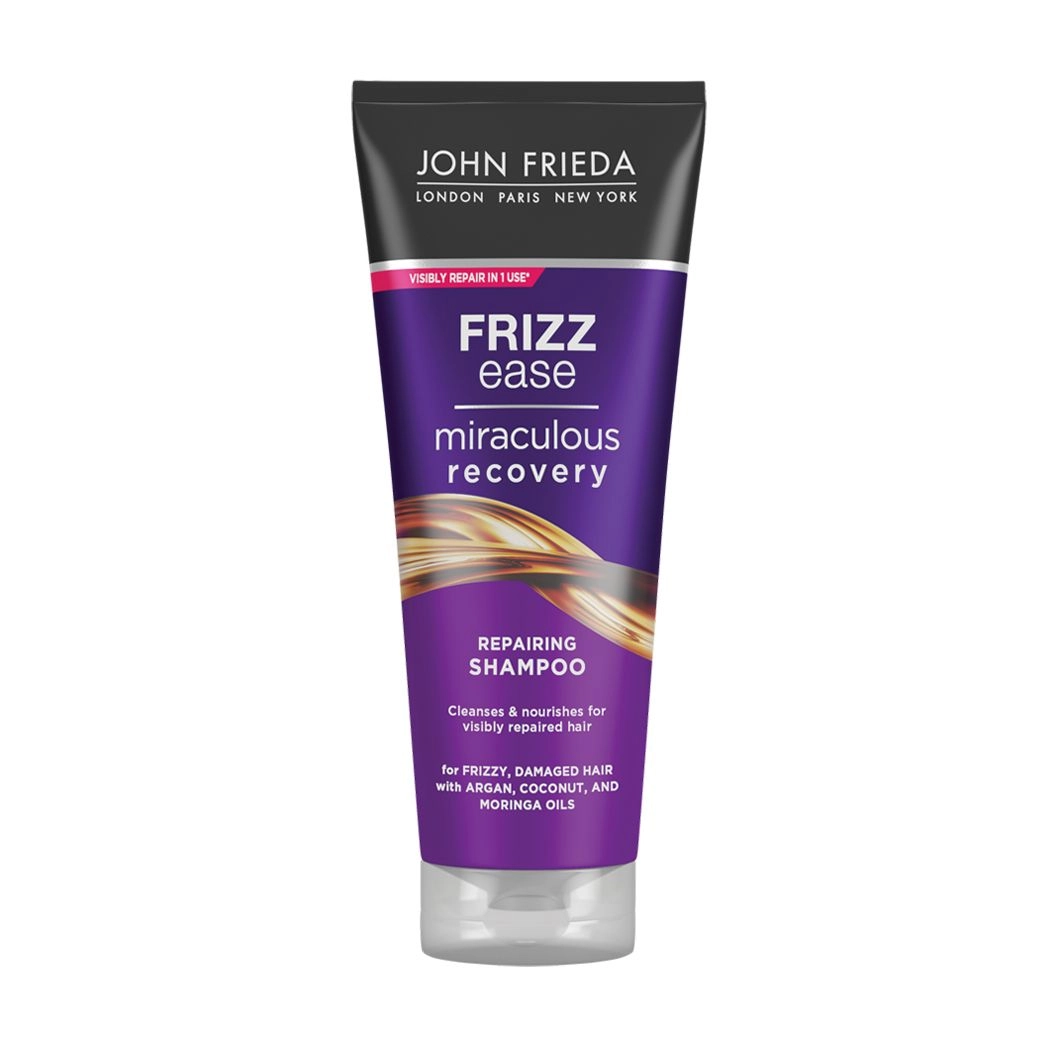 John Frieda Шампунь для волосся Frizz Ease Miraculous Recovery Shampoo Чудесне відновлення, 250 мл - фото N1