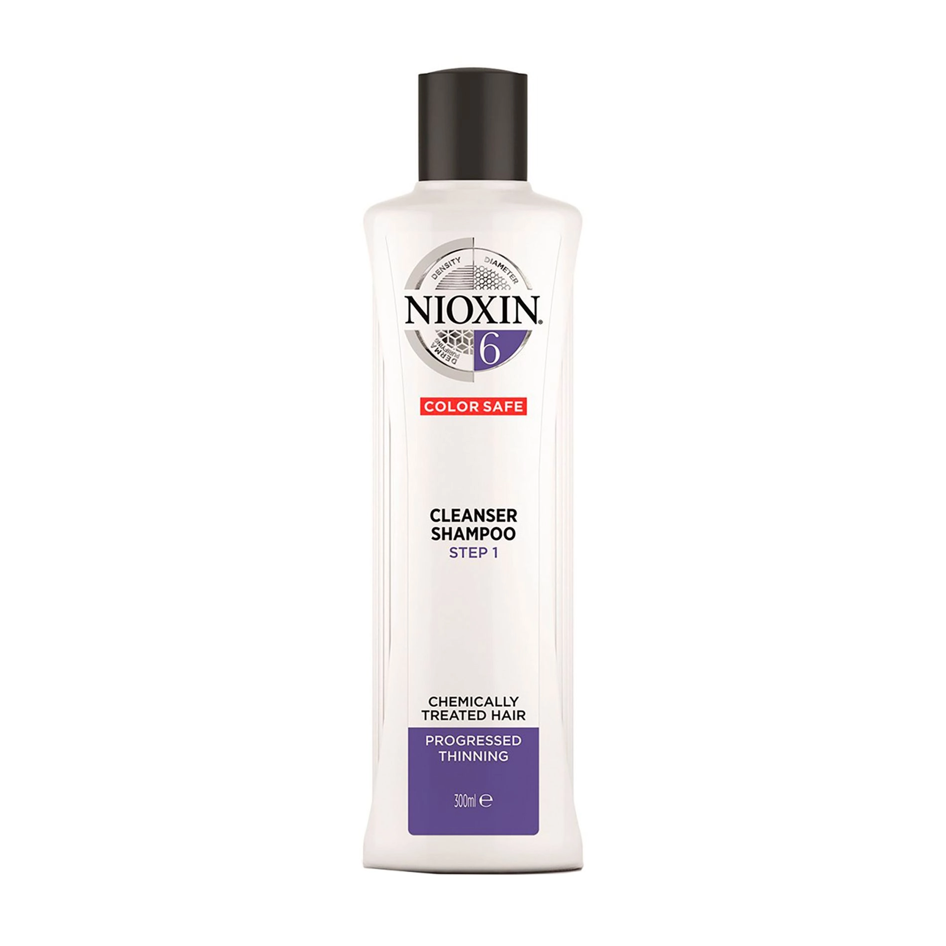 Nioxin Очищающий шампунь Thinning Hair System 6 Cleanser Shampoo с технологией защиты цвета - фото N1