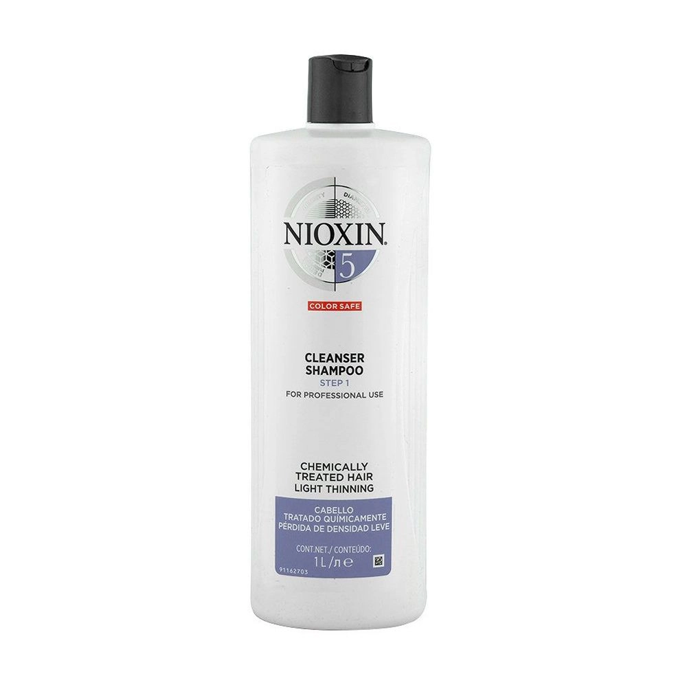 Nioxin Очищающий шампунь для волос Thinning 5 Cleanser Shampoo, 1 л - фото N1