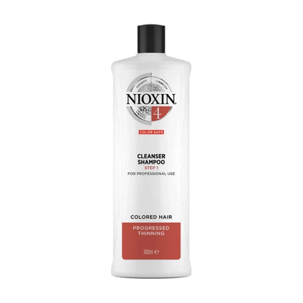 Nioxin Очищувальний шампунь для волосся Thinning Hair System 4 Cleanser Shampoo Step 1, 1 л - фото N1