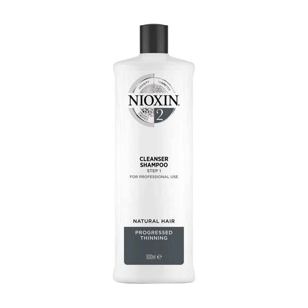 Nioxin Очищающий шампунь для волос Thinning Hair System 2 Cleanser Shampoo, 1 л - фото N1