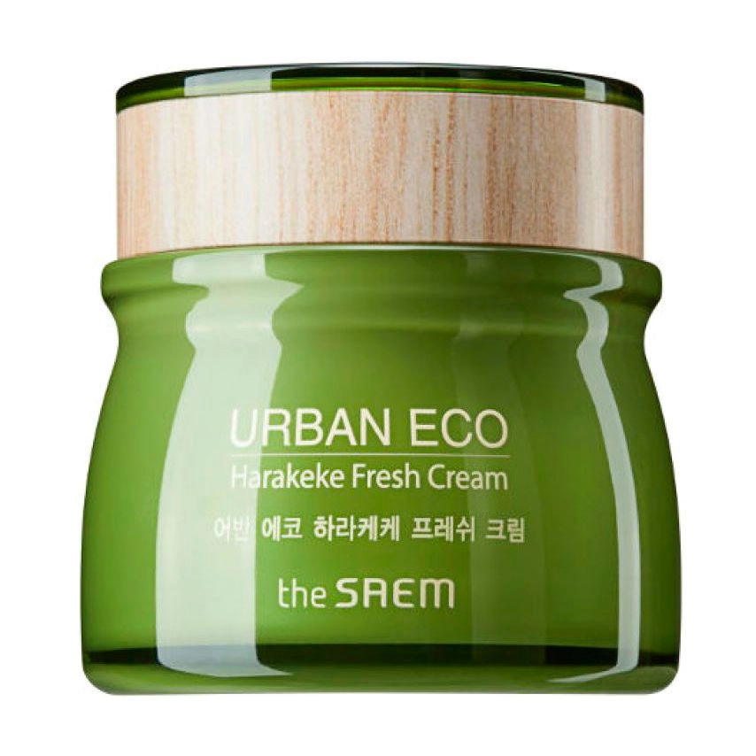 The Saem Освіжувальний крем для обличчя Urban Eco Harakeke Fresh Cream з екстрактом новозеландського льону, 60 мл - фото N1