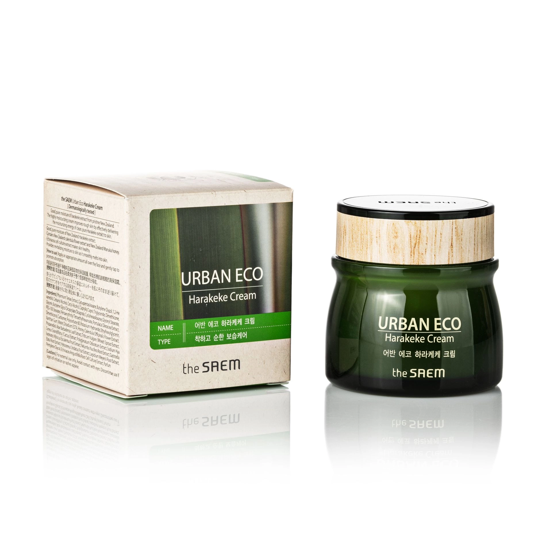 The Saem Крем для обличчя Urban Eco Harakeke Cream з екстрактом новозеландського льону, 60 мл - фото N2