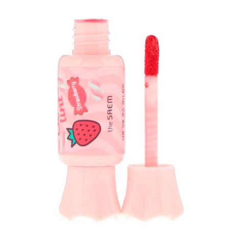 The Saem Тінт-мус для губ Saemmul Mousse Candy Tint 02 Strawberry, 8 г - фото N1