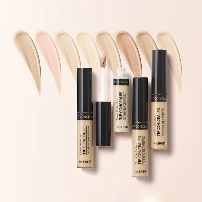 The Saem Жидкий консилер Cover Perfection Tip Concealer SPF28/PA++ - фото N3