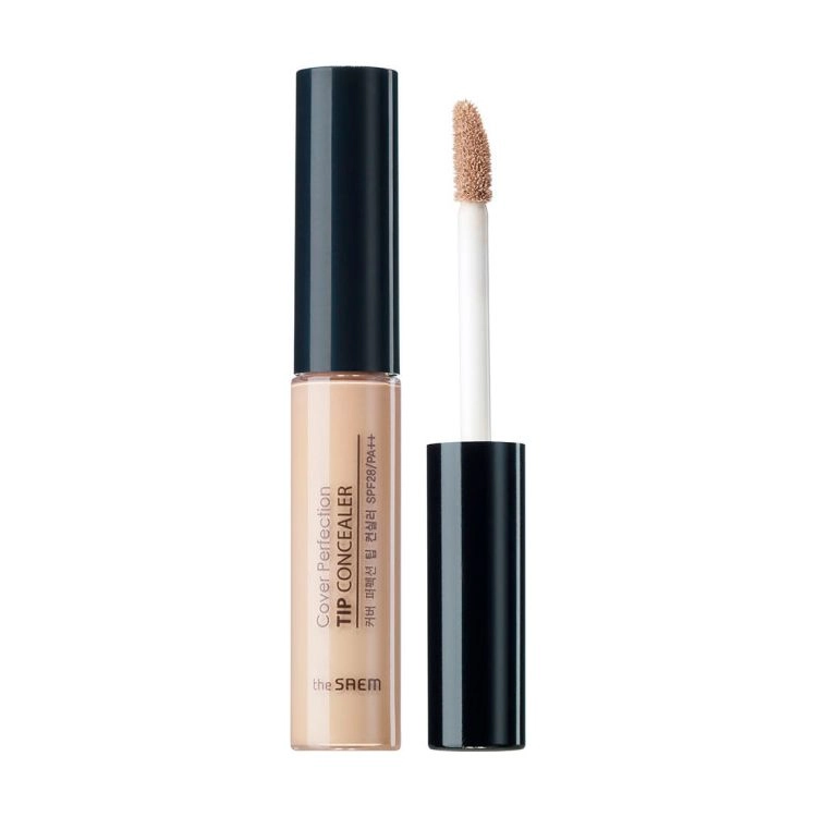 The Saem Жидкий консилер Cover Perfection Tip Concealer 0.5 Ice Beige, 6.5 г - фото N1