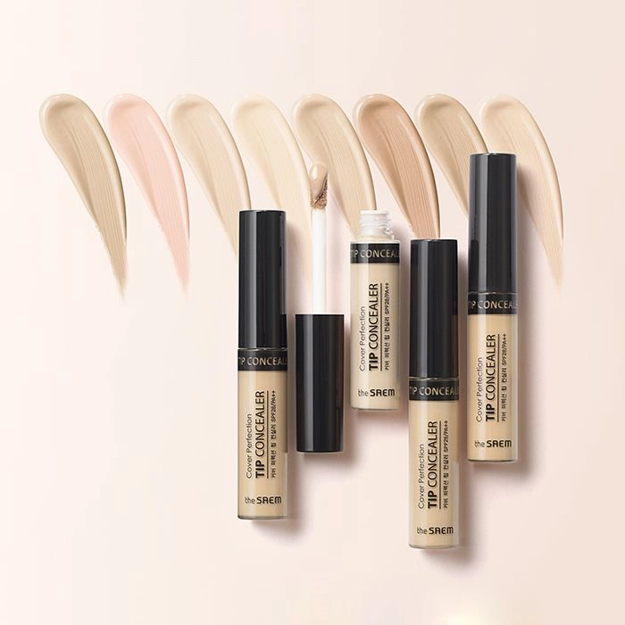 The Saem Рідкий консилер Cover Perfection Tip Concealer 01.Clear Beige, 6.5 г - фото N3