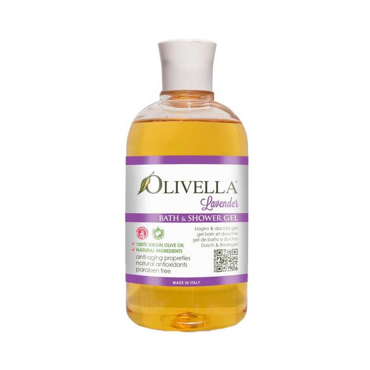 Olivella Гель Для Душу та ванни Лаванда на основі оливкової олії 500мл - фото N1