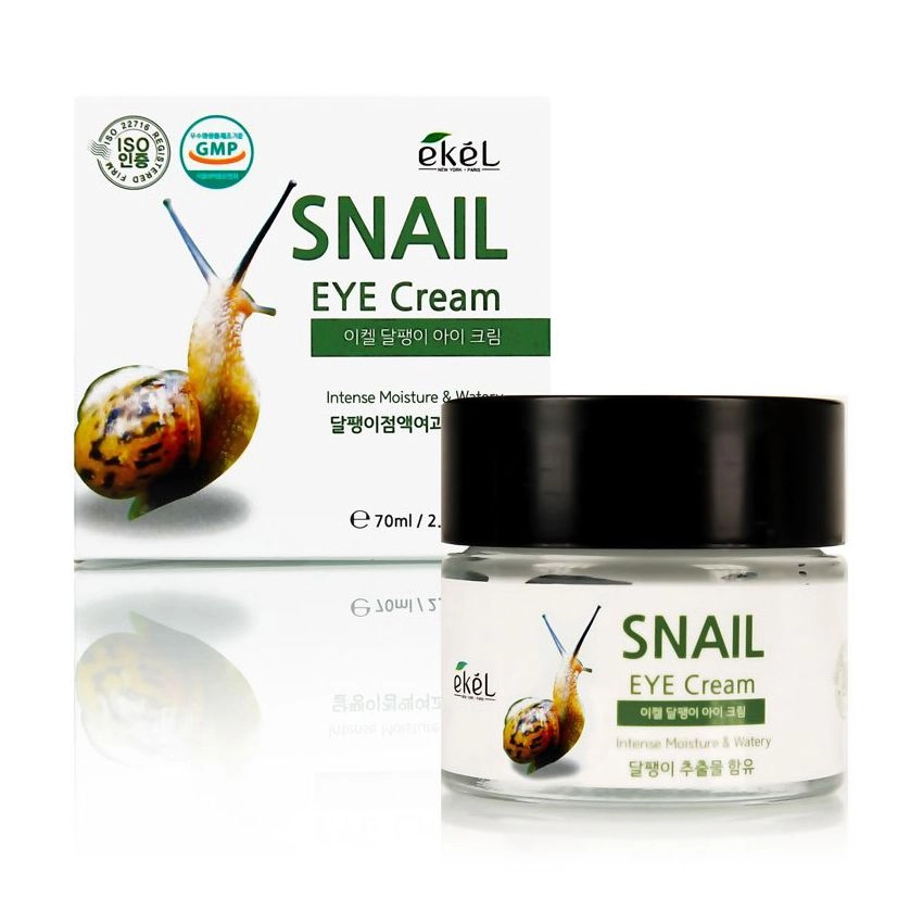 Ekel Увлажняющий крем для кожи вокруг глаз Snail Eye Cream с муцином улитки, 70 мл - фото N1