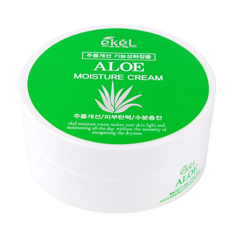 Ekel Увлажняющий крем для лица Aloe Moisture Cream с алоэ, 100 мл - фото N2