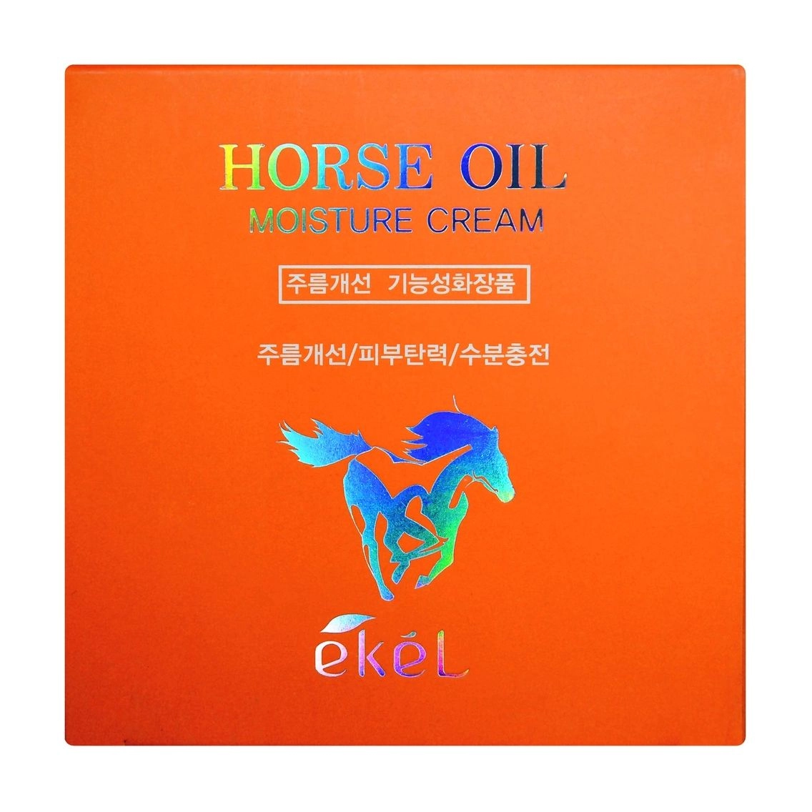 Ekel Крем для лица Horse Oil Moisture Cream Увлажняющий, с конским жиром, 100 г - фото N3