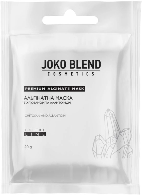 Антивікова альгінатна маска з хітозаном та алантоїном - Joko Blend Premium Alginate Mask, 20 г - фото N1