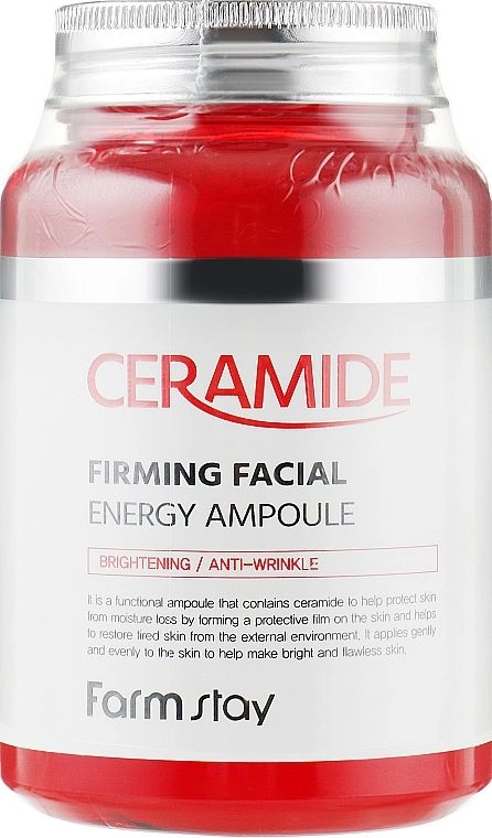 Ампульна сироватка для обличча із керамідами - FarmStay Ceramide Firming Facial Energy Ampoule, 250 мл - фото N2