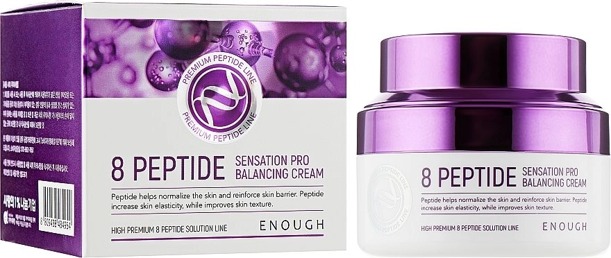 8 Антивозрастной крем с пептидами - Enough Peptide Sensation Pro Balancing Cream, 50 мл - фото N1