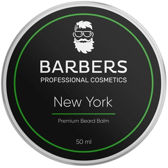 Бальзам для бороды - Barbers New York Premium Beard Balm, 50 мл - фото N1