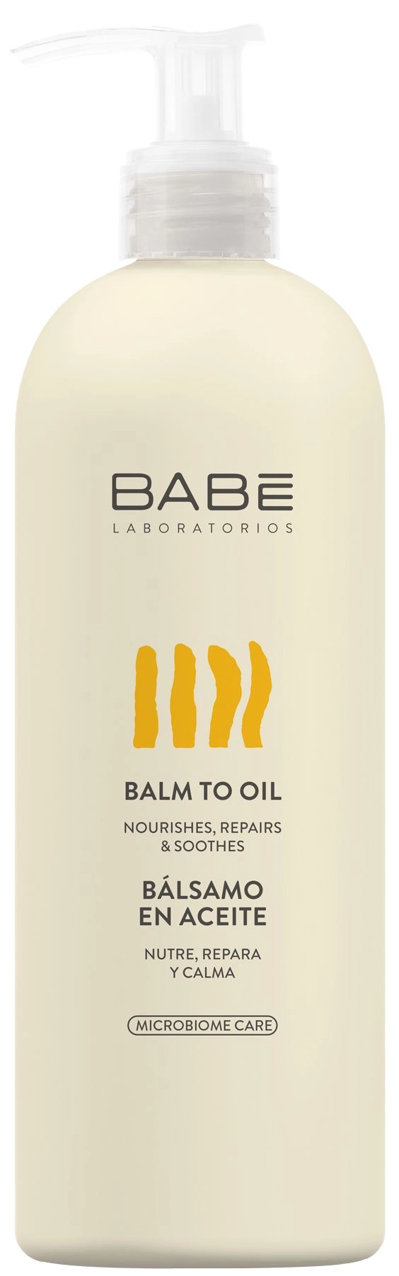 Бальзам-олія для тіла "Емоліент-трансформер" - BABE Laboratorios Balm To Oil, 500 мл - фото N1