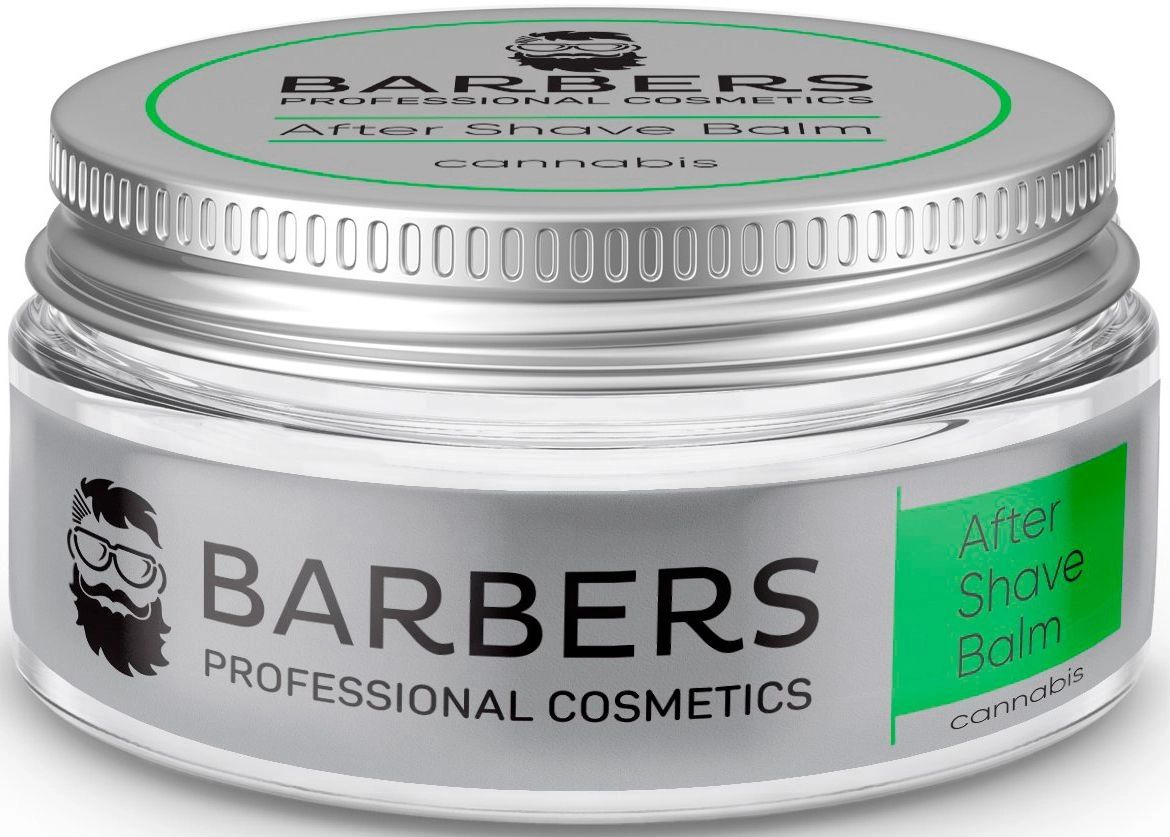 Бальзам після гоління з конопляною олією - Barbers Cannabis After Shave Balm, 100 мл - фото N1